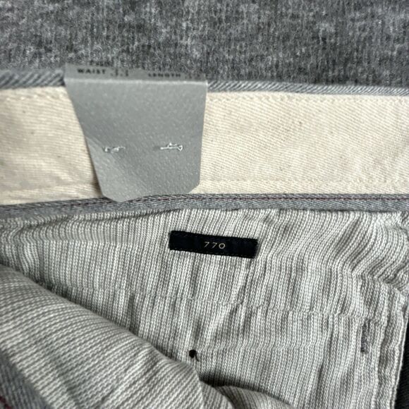 J.Crew 770 Slim Fit Chino Pants Mens Sz 33x32 Gray Tweed Cotton Dress Casual NWT - Picture 7 of 15